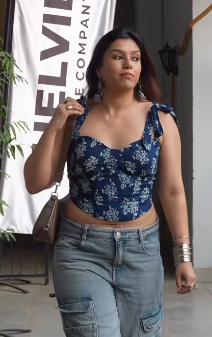 Blueberry Corset top