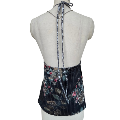 Timeless Petals Y2K Halter Top