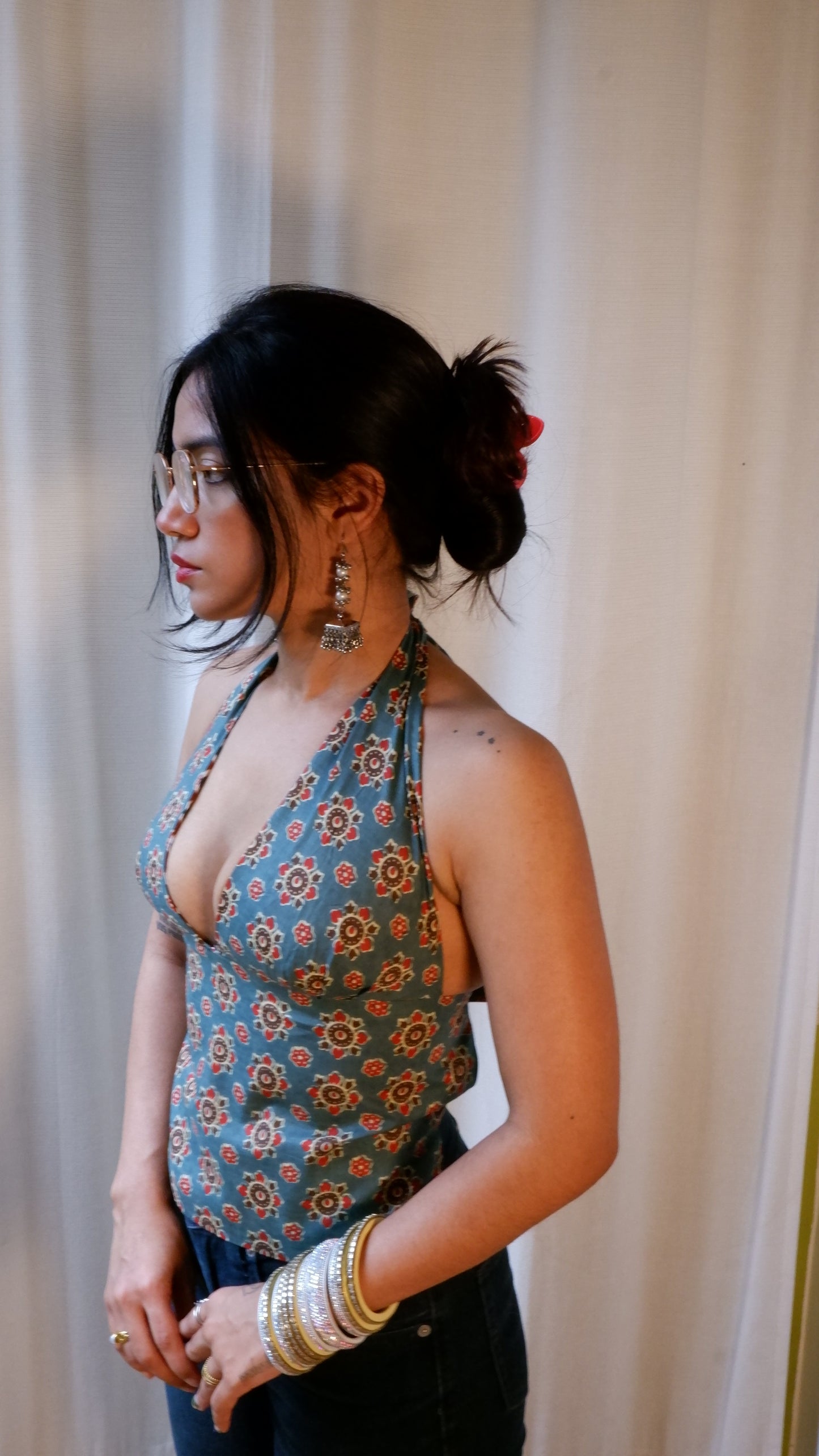 Wildstripe Grove GEET Halter Top