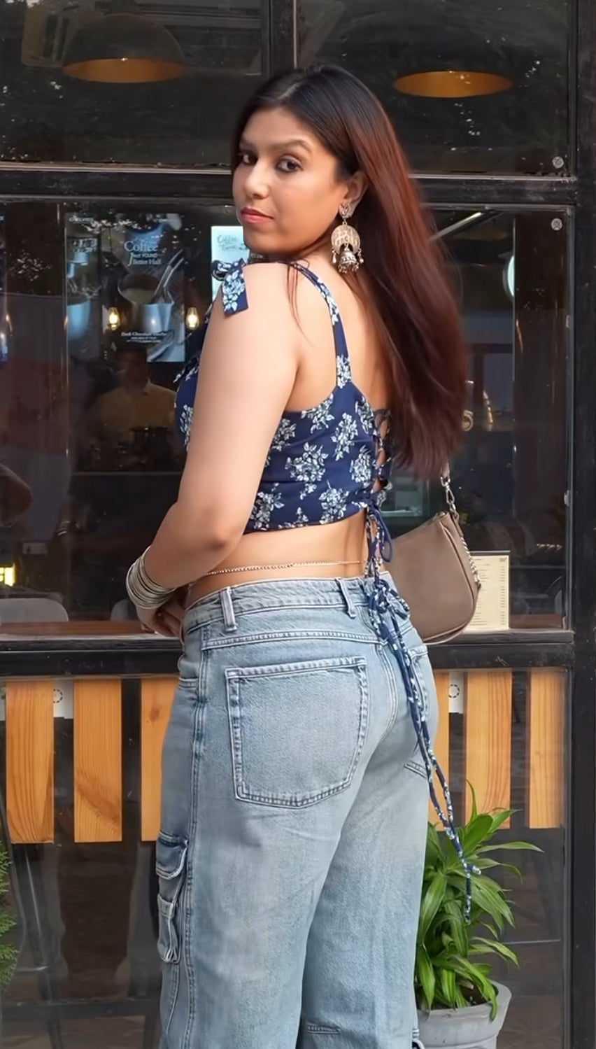 Blueberry Corset top