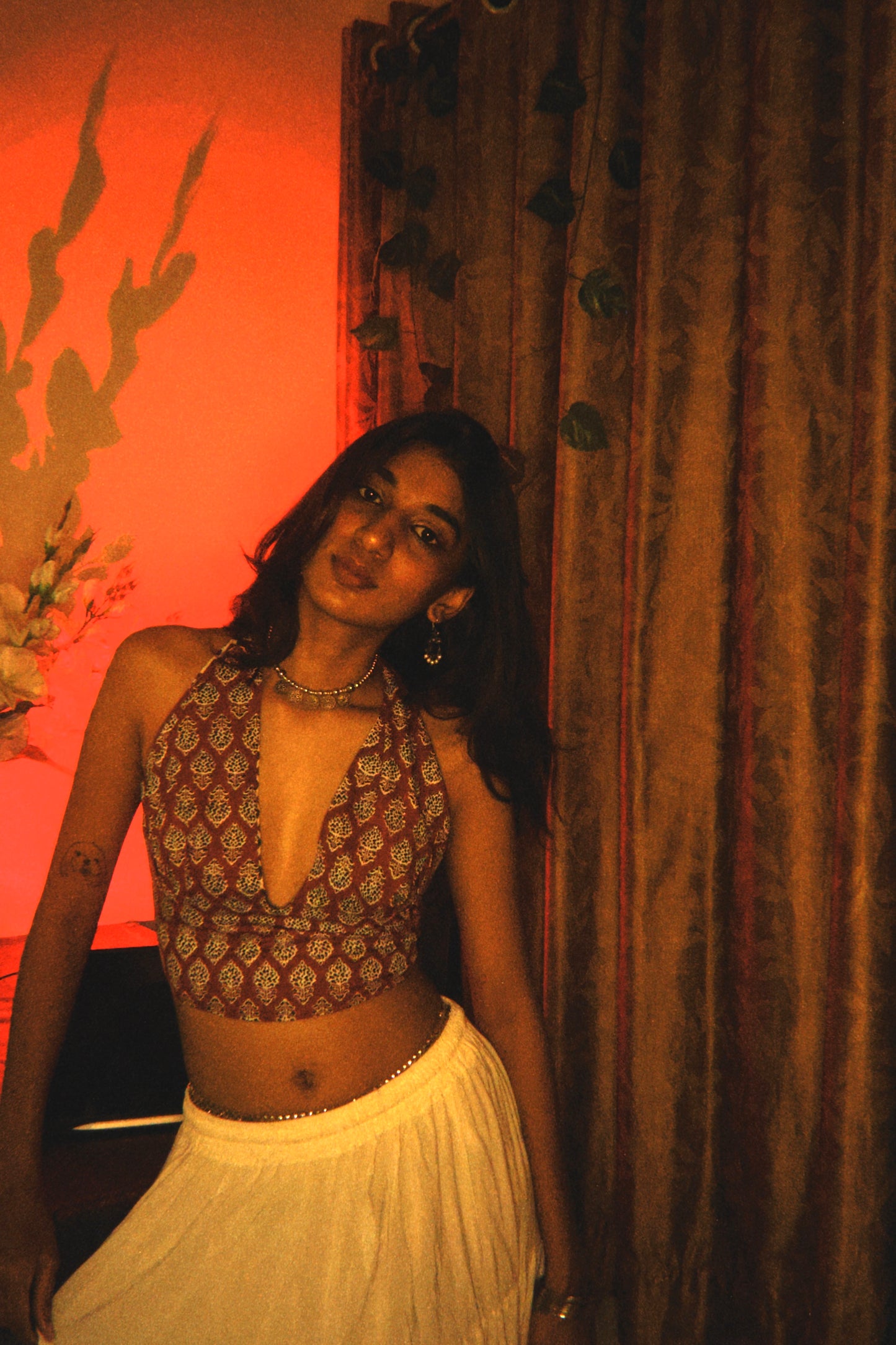 Terracotta Tale Reversible Halter Top