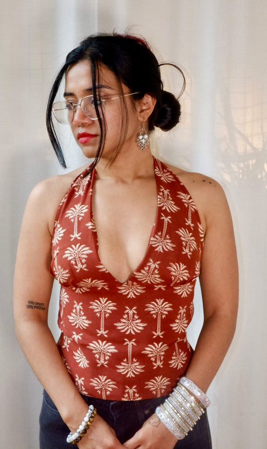 Hawaiian Coffee GEET Halter Top