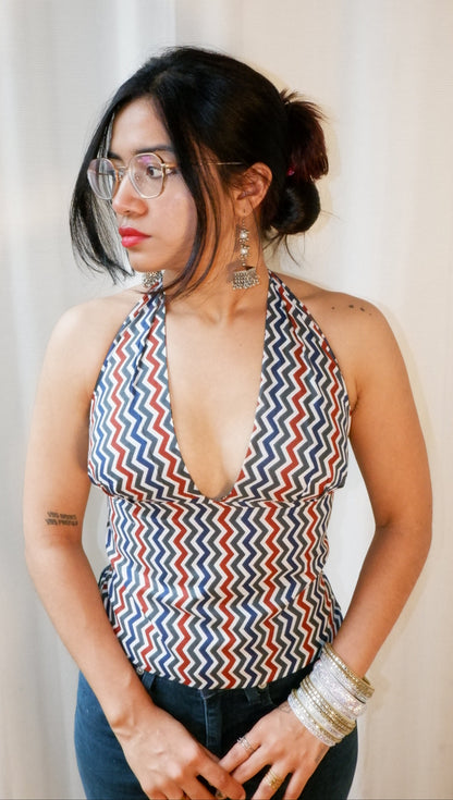 Wildstripe Grove GEET Halter Top