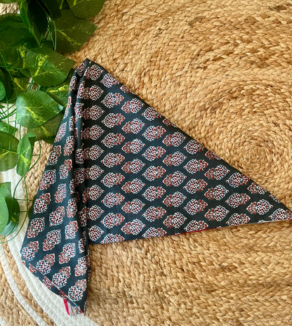 Botanical stripes Reversible Bandana