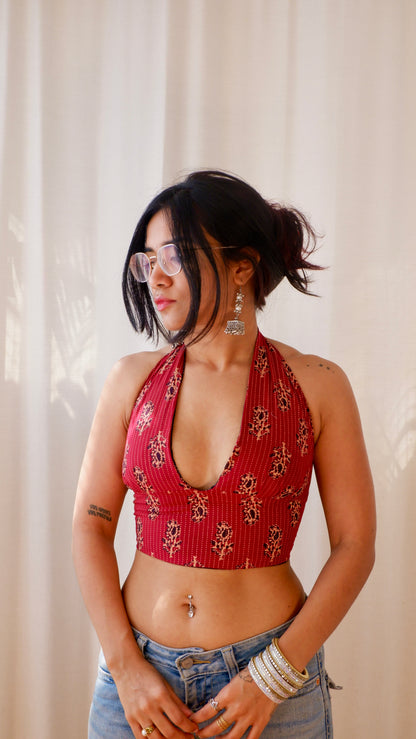 Nomad Reversible Halter Top