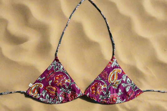Moonlit Iris Bikini Top
