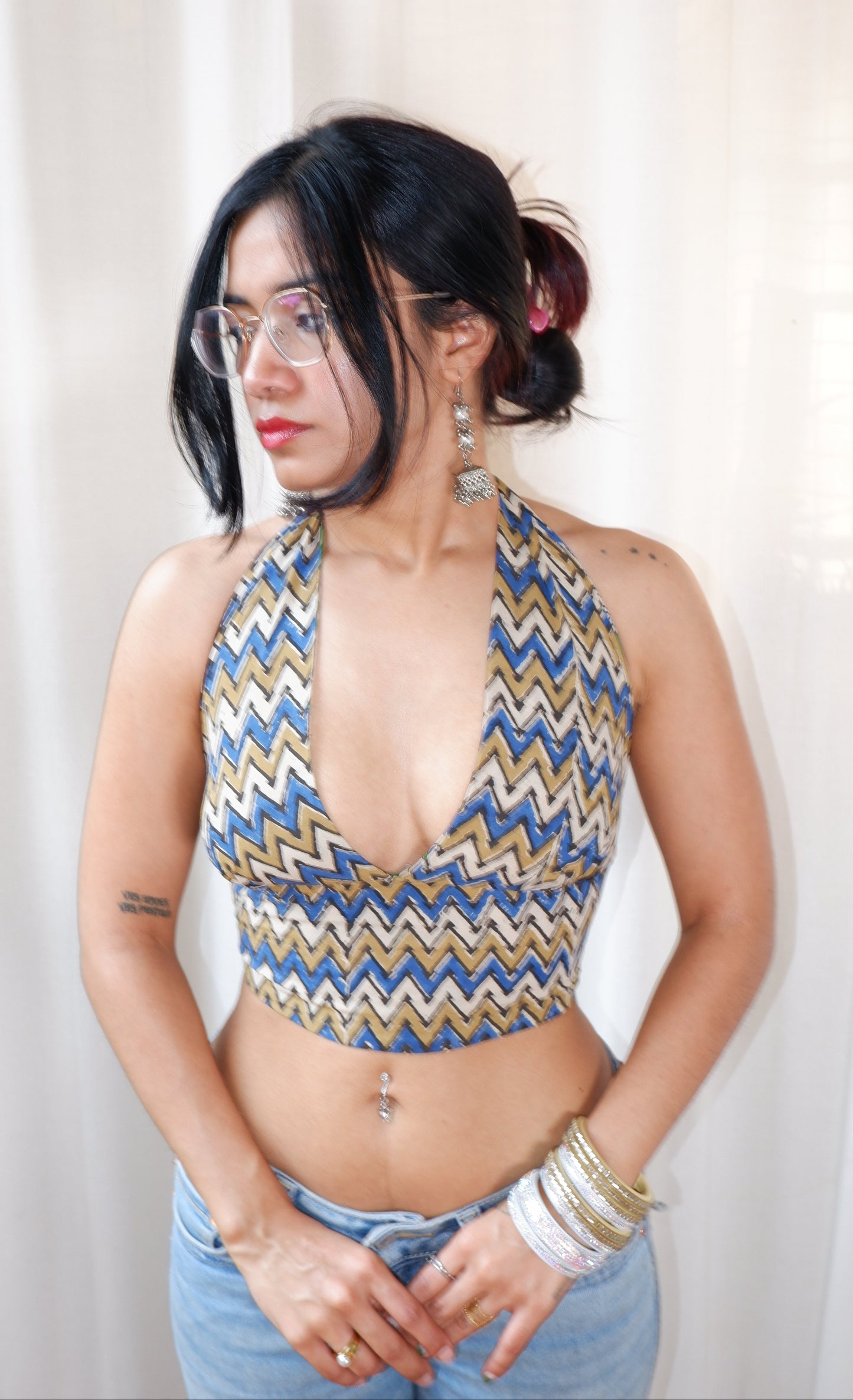 Botanic Muse Reversible Halter Top