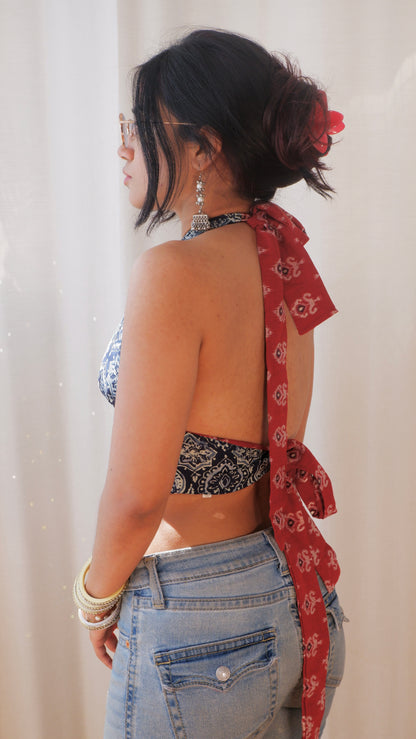 Saanvi Reversible Halter Top