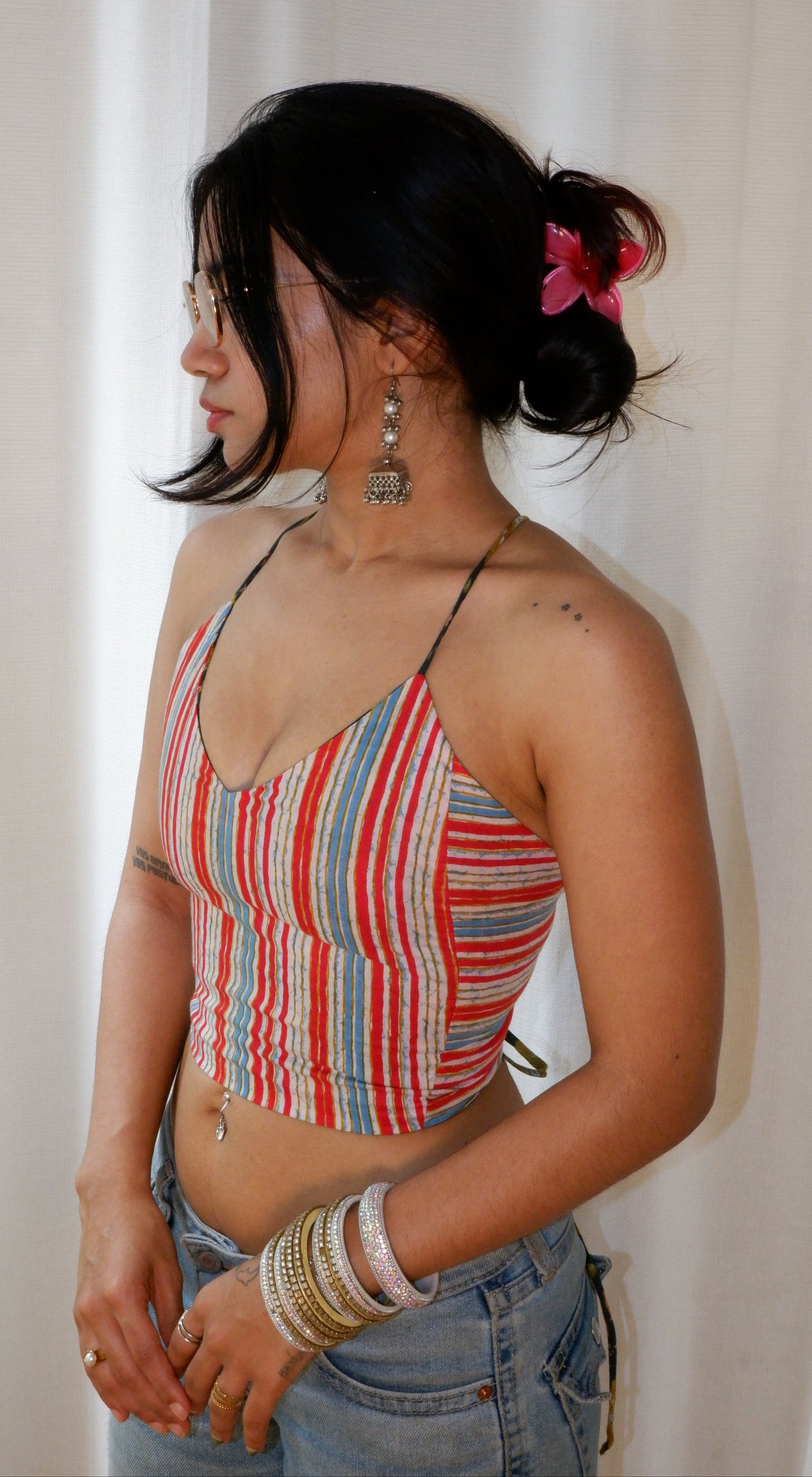 Forest fairy Backless Crop Top