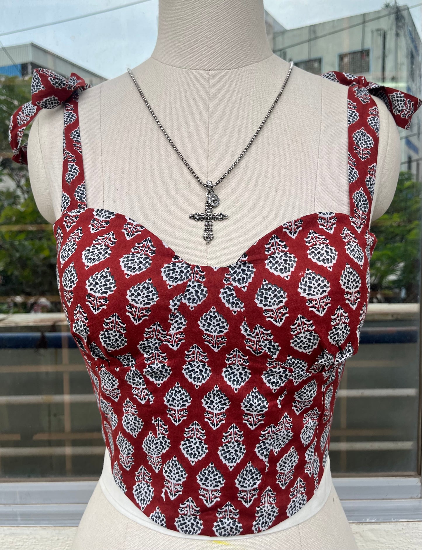 Terracotta Tale corset top