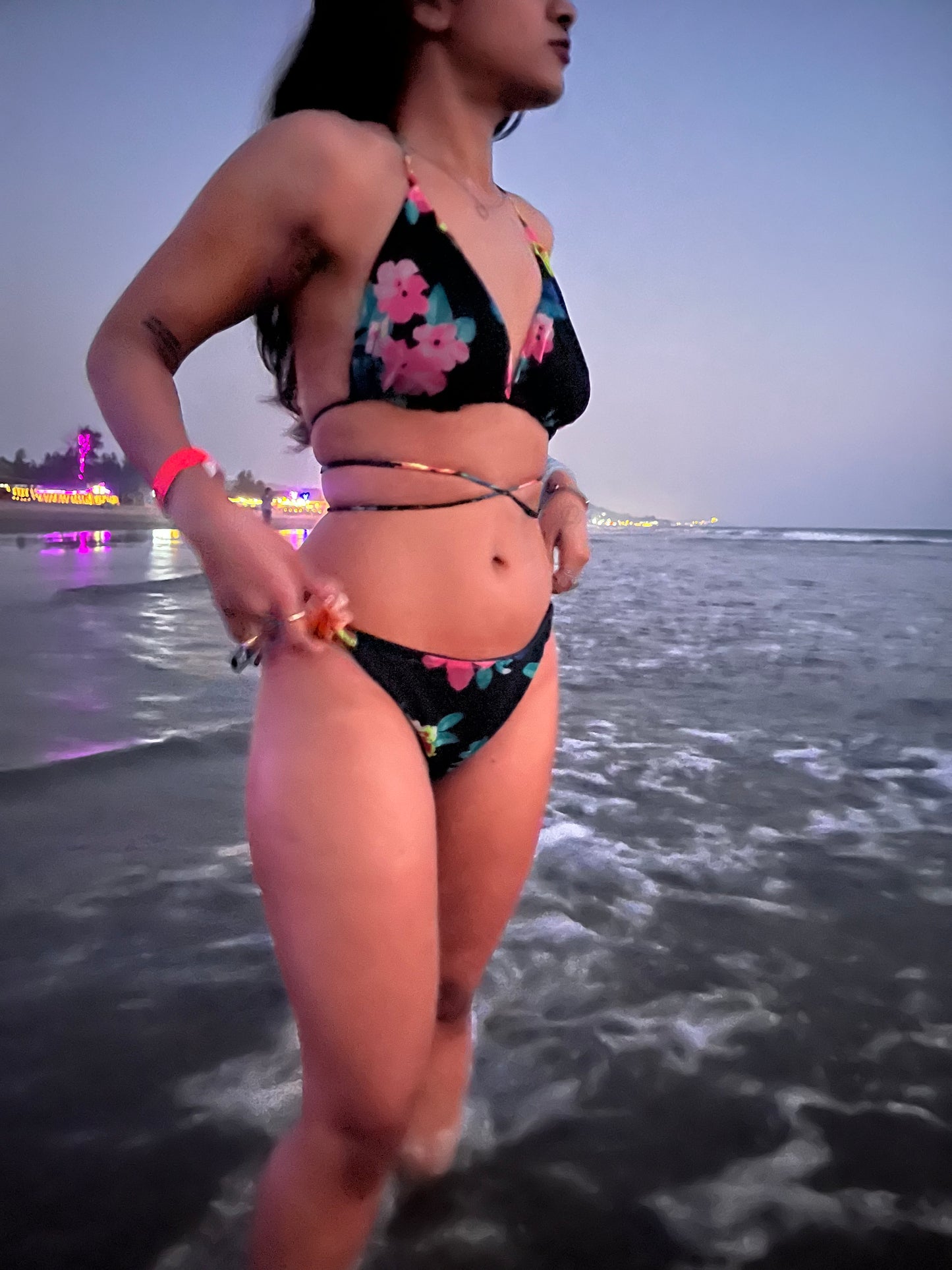 Hawaii Bikini tie-up Top and Bottom