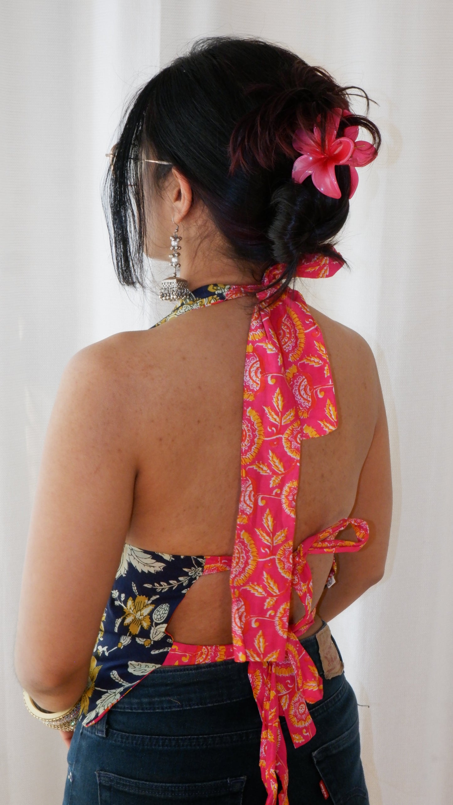 Rose After Dark GEET Halter Top