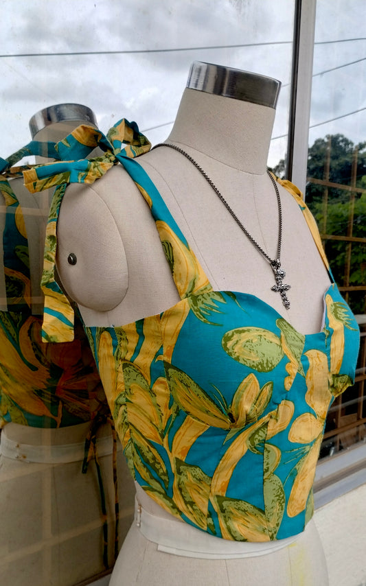 Island Glow corset top
