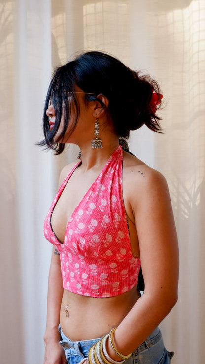 Jaipur muse Reversible Halter Top