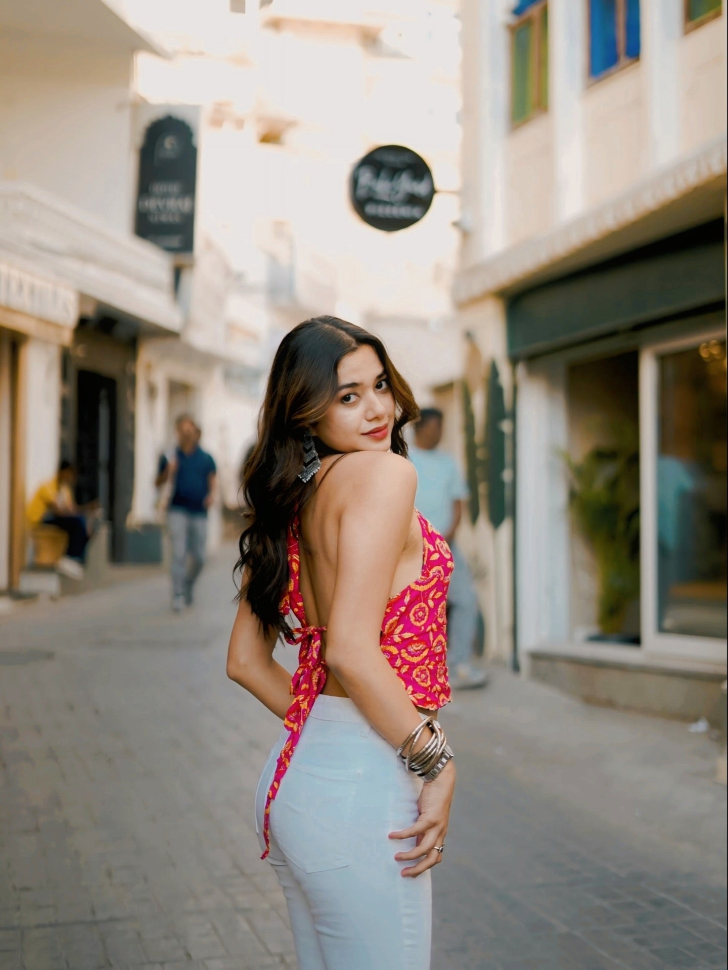 Rose After Dark GEET Halter Top