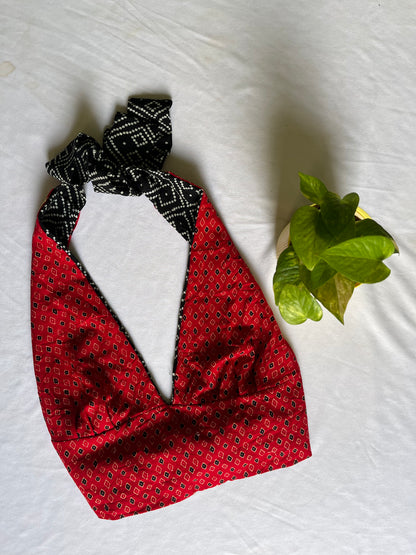 Fiery Katha Reversible Halter Top