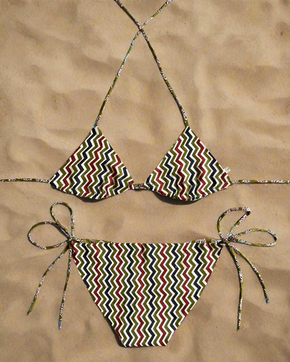 Botanic Code Bikini Top and Bottom