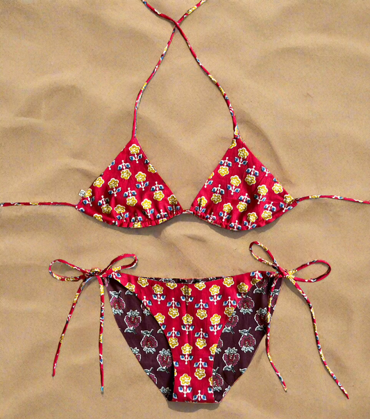 Blushfire Bikini Top and Bottom