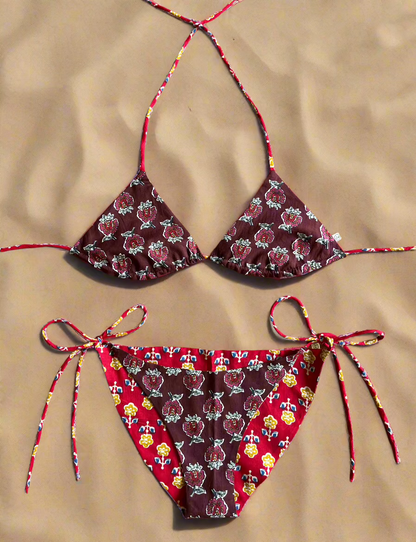 Blushfire Bikini Top and Bottom