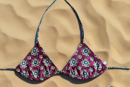 Mistflower Bikini Top