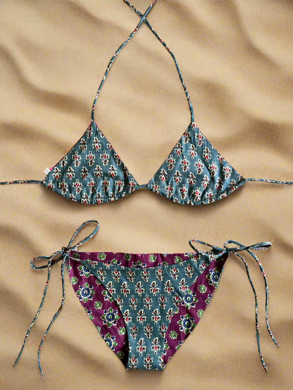 Mistflower Bikini Top and Bottom