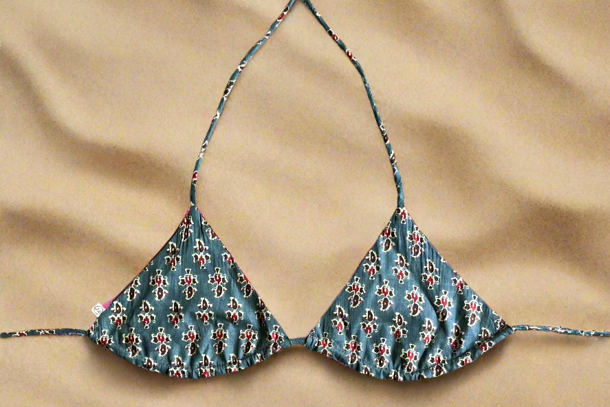 Mistflower Bikini Top
