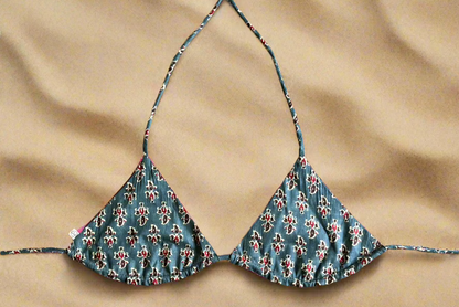 Mistflower Bikini Top