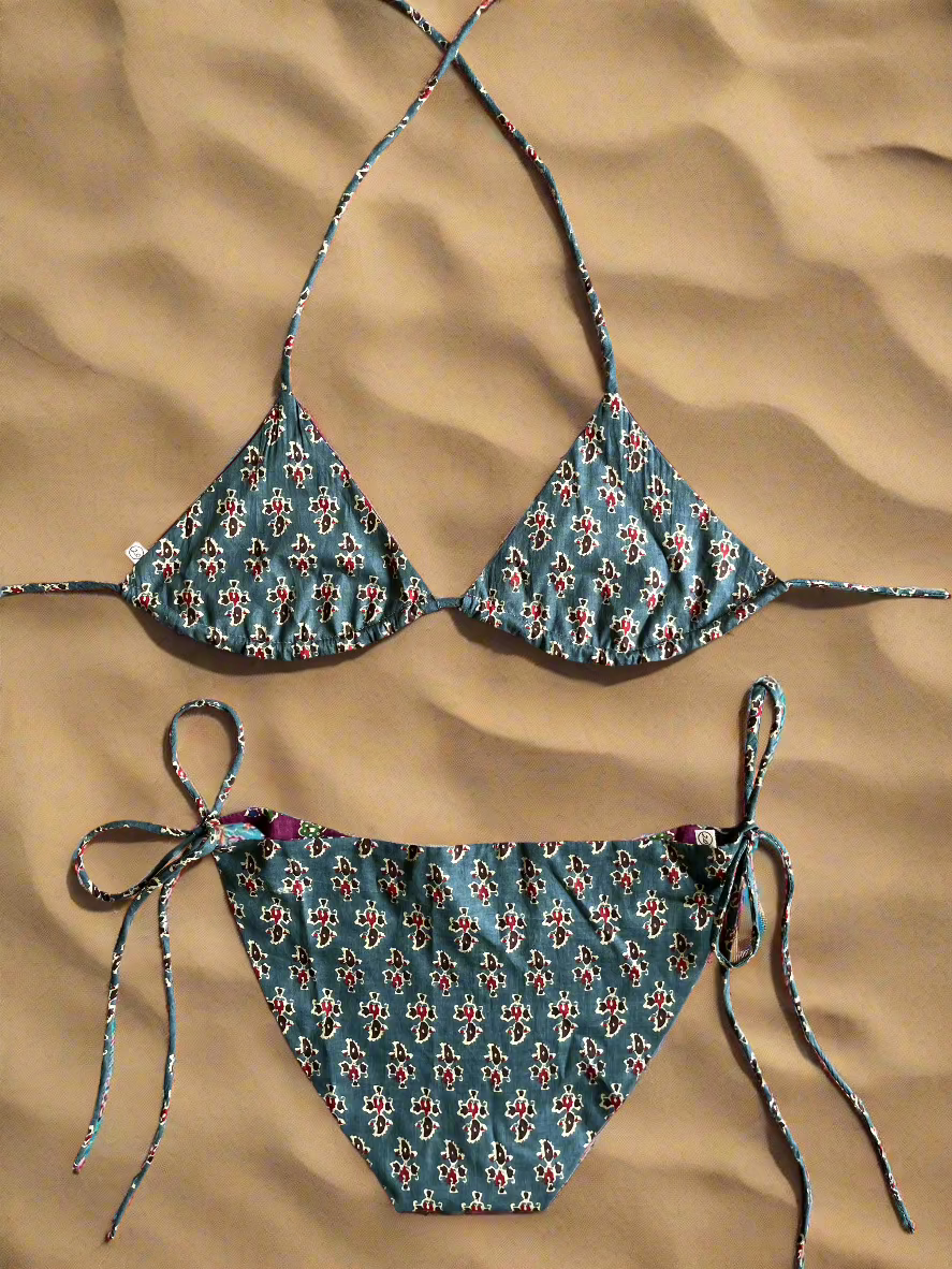 Mistflower Bikini Top and Bottom