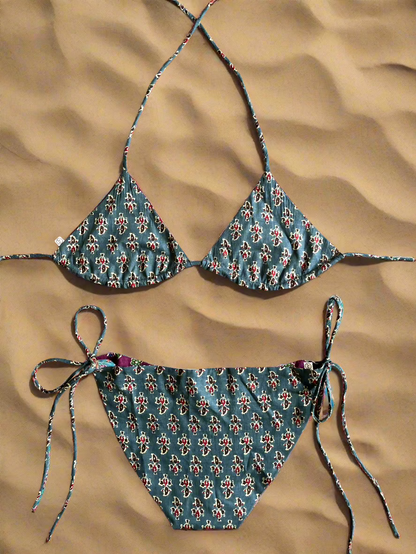 Mistflower Bikini Top and Bottom