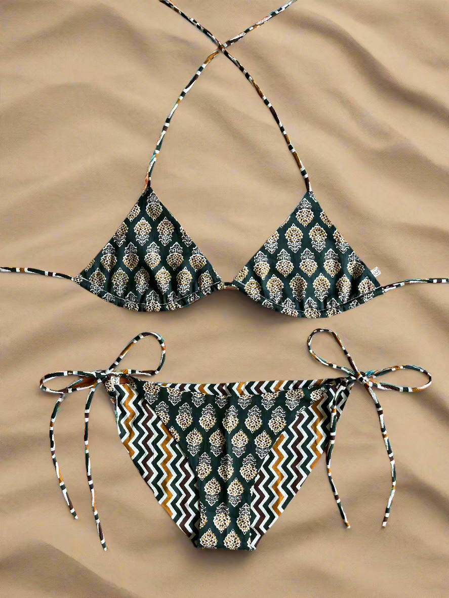 Botanic Code 2 Bikini Top and Bottom