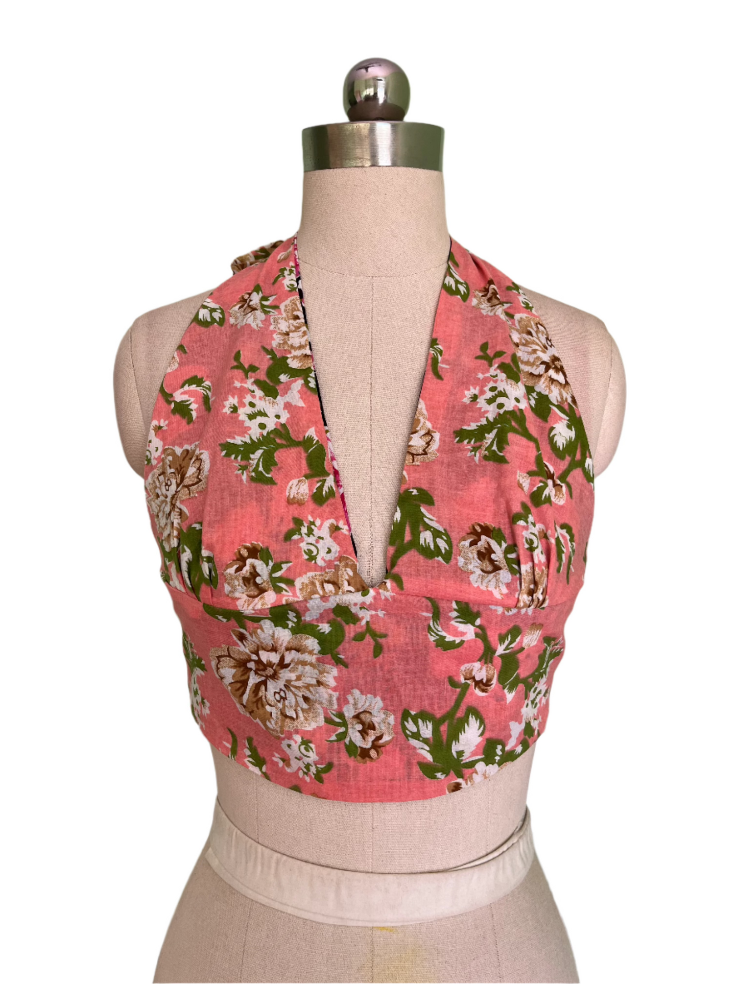 Midnight Rose Reversible Halter Top