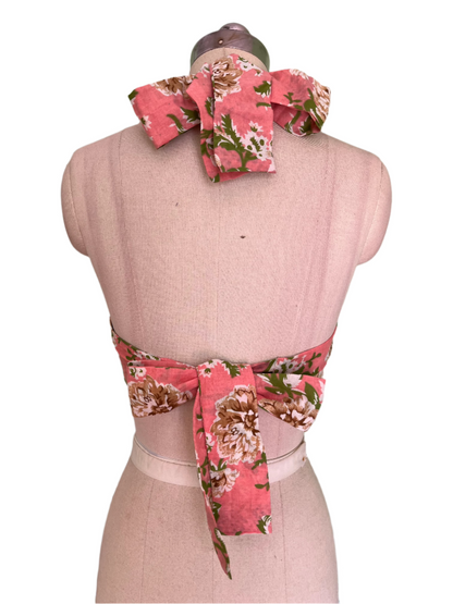 Midnight Rose Reversible Halter Top