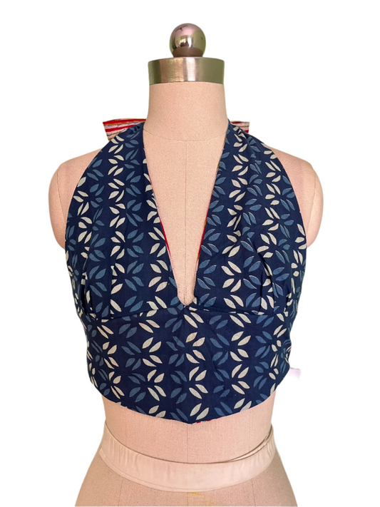 Botanic Clash Reversible Halter Top