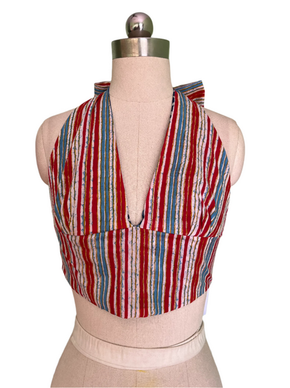 Botanic Clash Reversible Halter Top