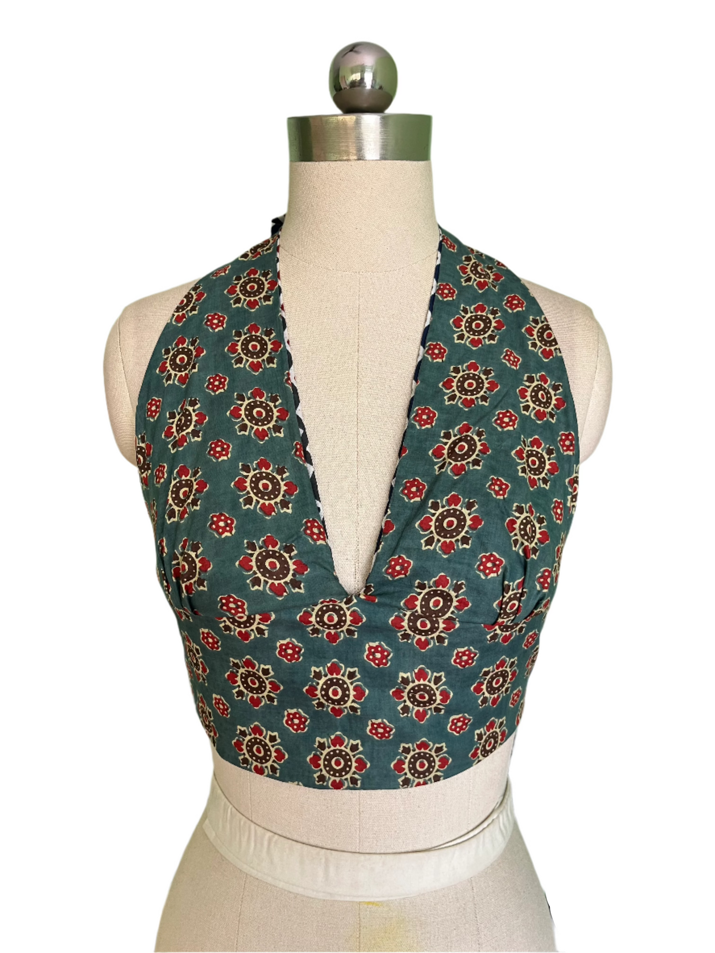 Wildstripe Grove Reversible Halter Top