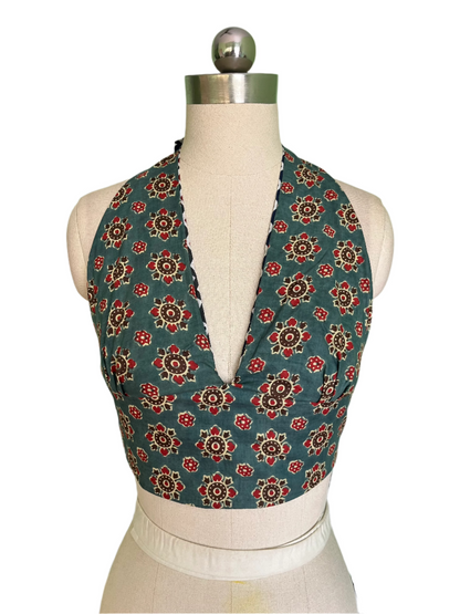 Wildstripe Grove Reversible Halter Top