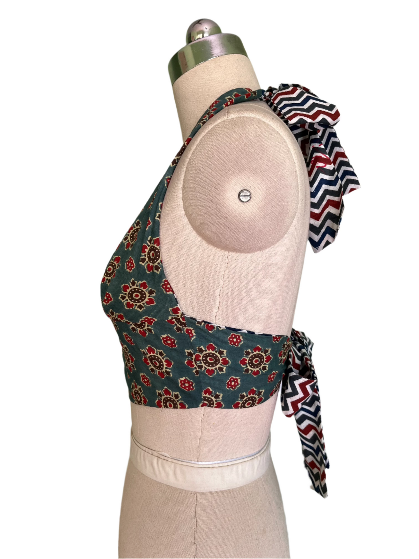 Wildstripe Grove Reversible Halter Top