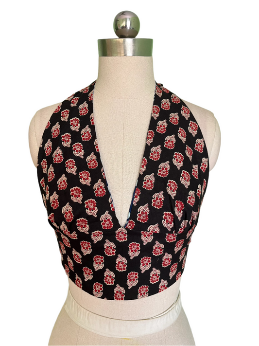 Twilight Petals Reversible Halter Top