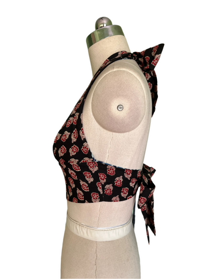 Twilight Petals Reversible Halter Top