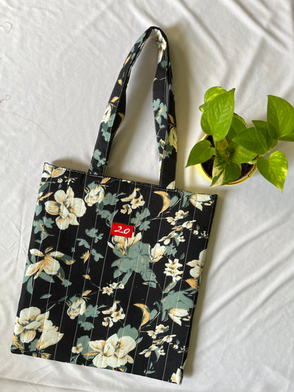 Frosted Fern Reversible Tote bag