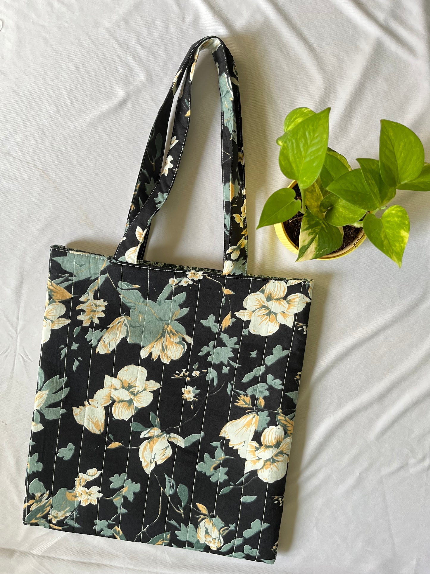 Frosted Fern Reversible Tote bag