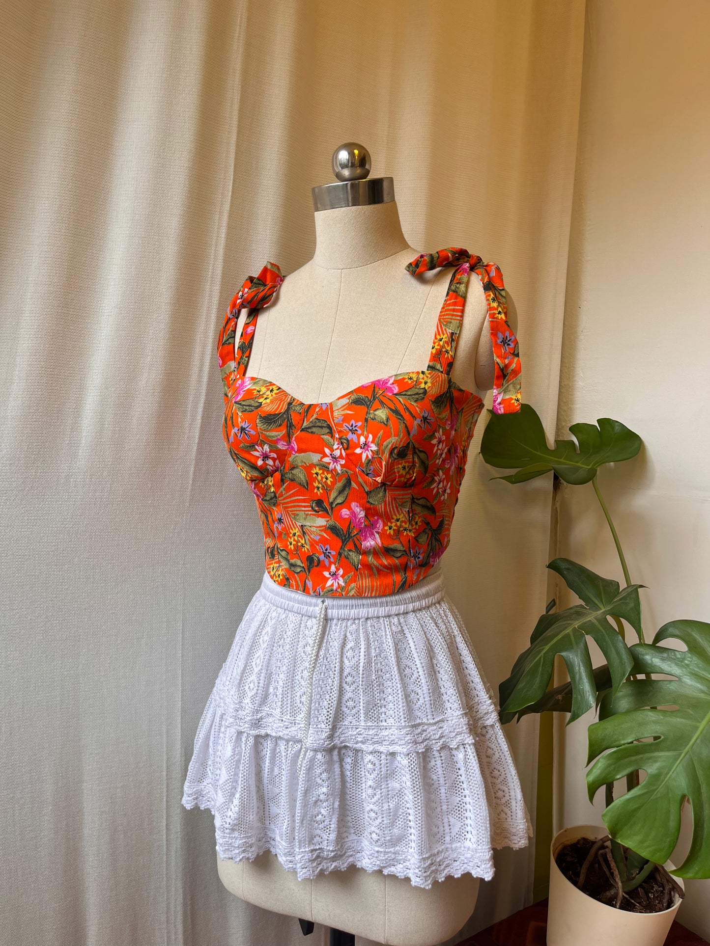 Tropical Tango Corset Top