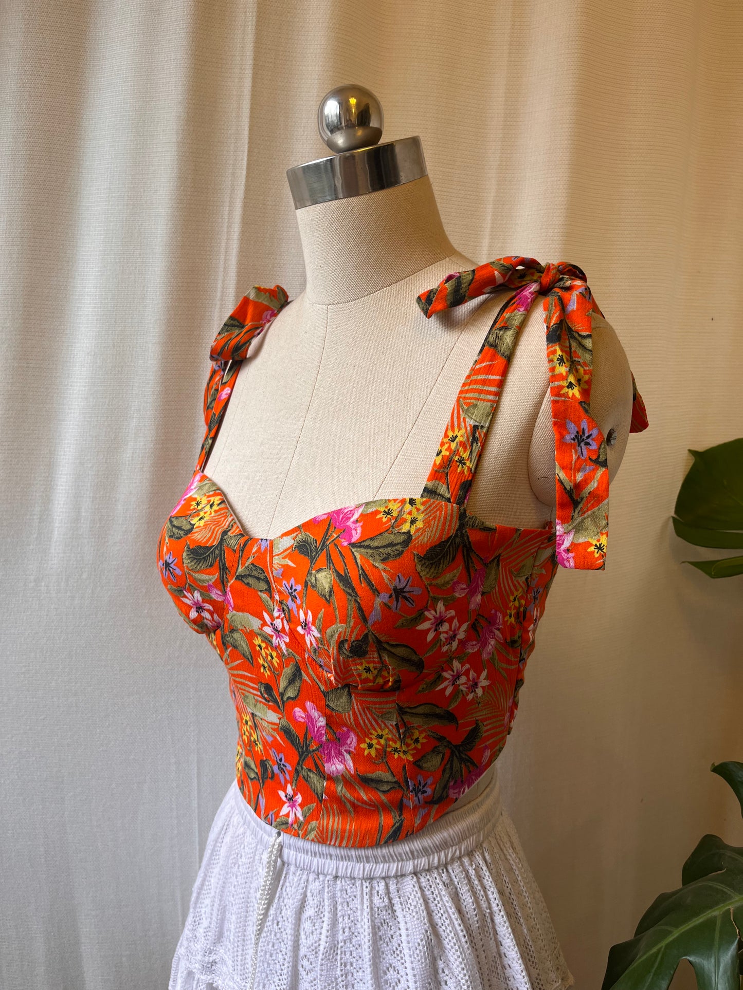 Tropical Tango Corset Top