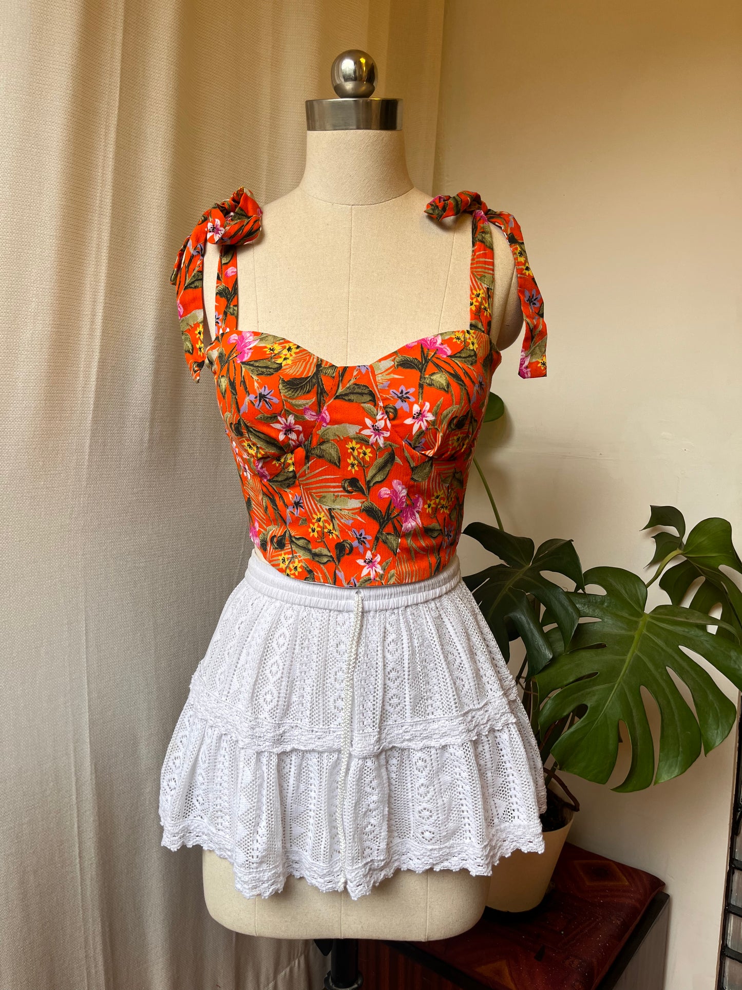 Tropical Tango Corset Top