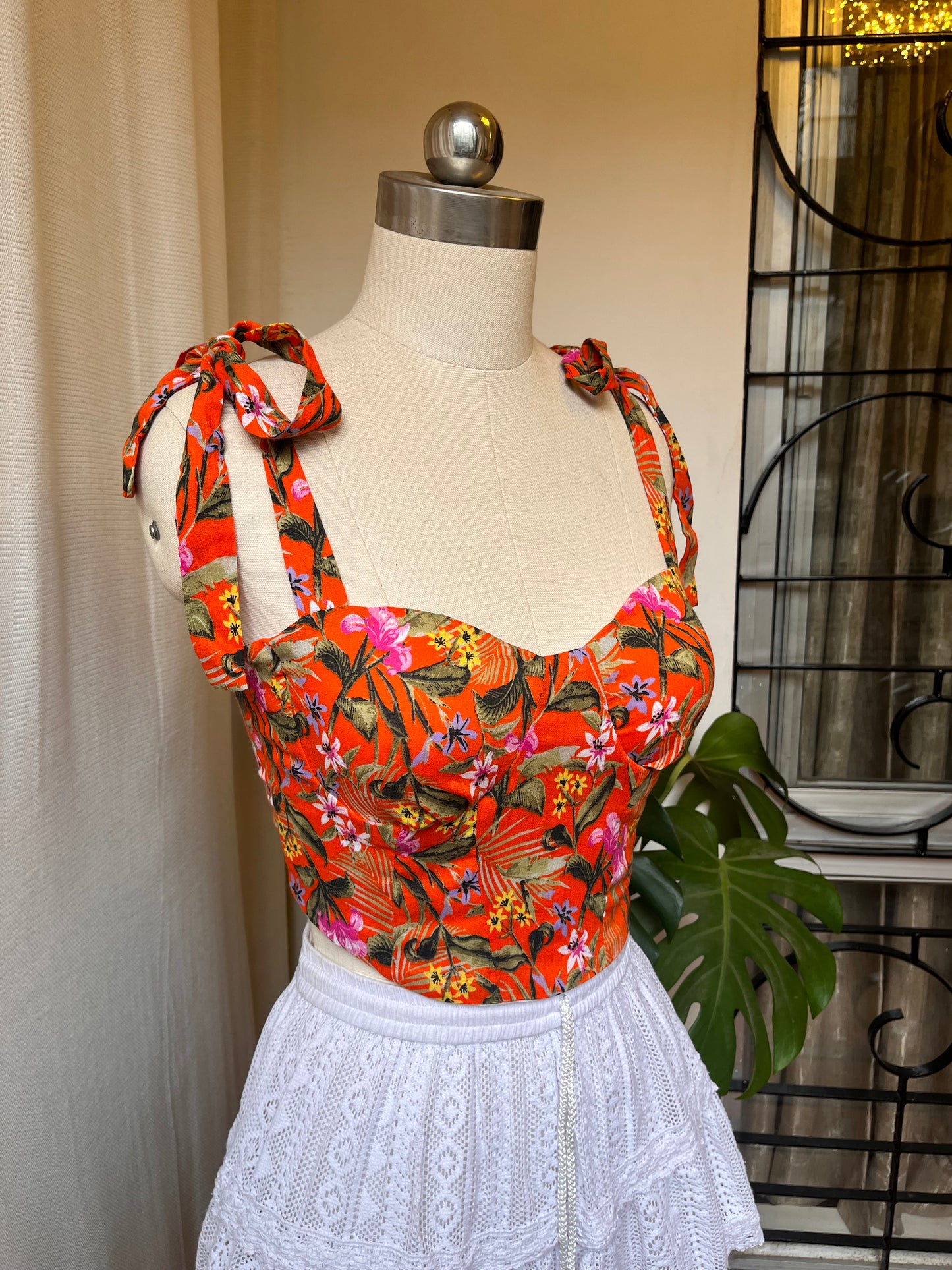 Tropical Tango Corset Top