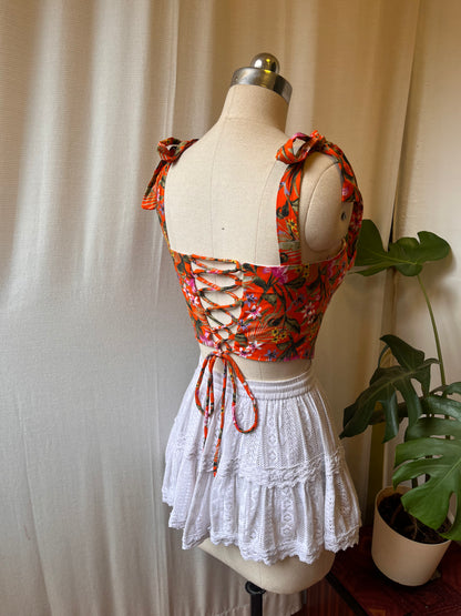 Tropical Tango Corset Top