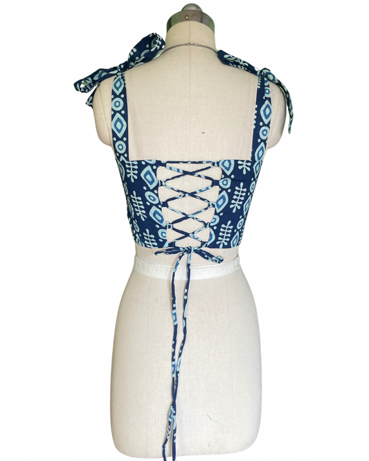 Ocean daze corset top