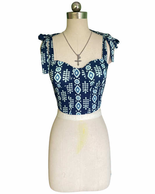 Ocean daze corset top