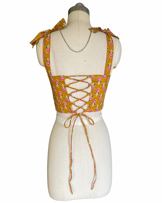 Honey pop corset top