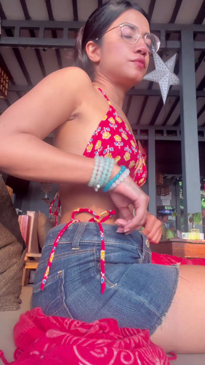 Blushfire Bikini Top and Bottom
